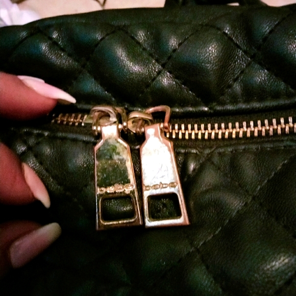 bebe black backpack quilted. Authentic. - Picture 5 of 8